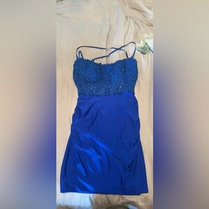 Royal blue homecoming dress bought from Duckys formal wear